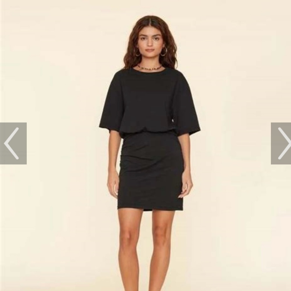 XiRENA Lexa Black Pencil Skirt tee shirt dress small new with tags